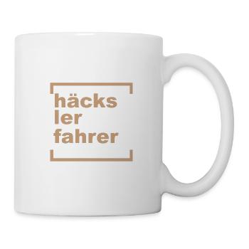 häckslerfahrer - Tasse - Weiß - Rechts