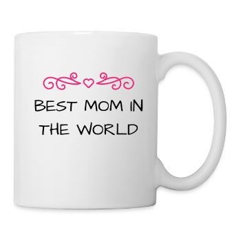 Best Mom in the world - Mug blanc - blanc - Droite