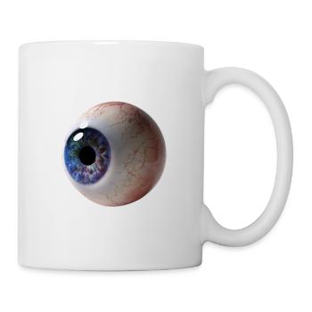 Oeil de galaxie | Oeil univers de l'espace cadeau - Mug blanc - blanc - Droite