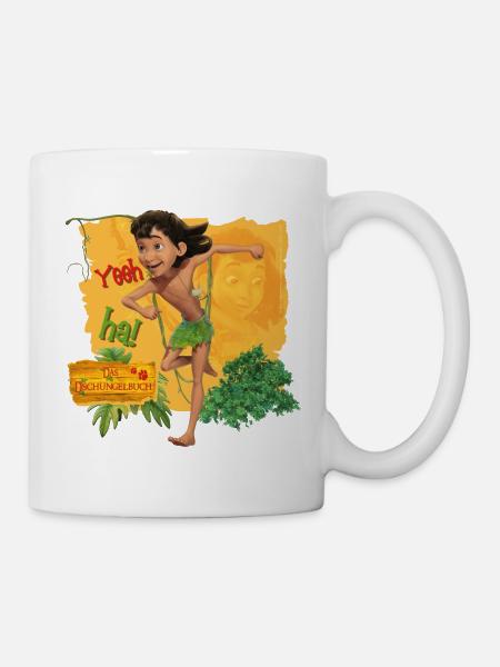 Das Dschungelbuch Mogli Am Rennen - Tasse - Weiß