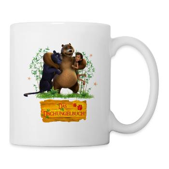 Das Dschungelbuch Mogli, Baloo & Baghira Freunde - Tasse - Weiß - Rechts