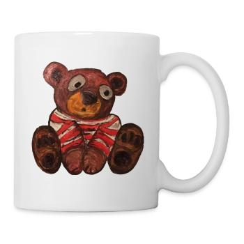 Teddy - Gruselig süß - Tasse - Weiß - Rechts