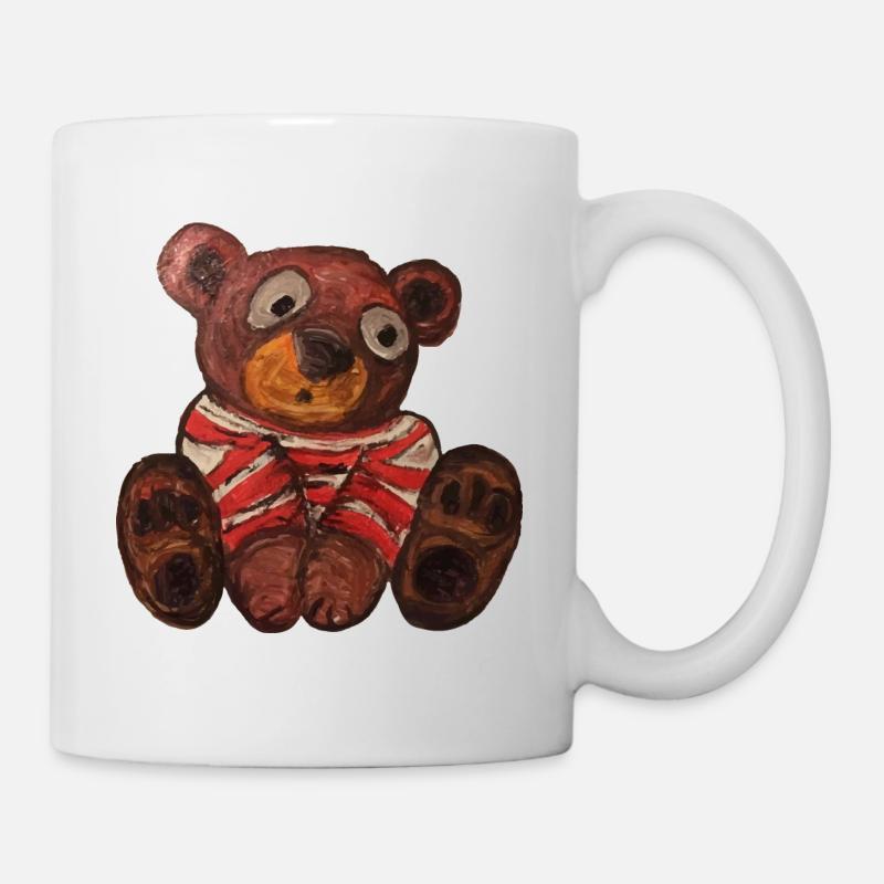 Teddy - Gruselig süß - Tasse - Weiß