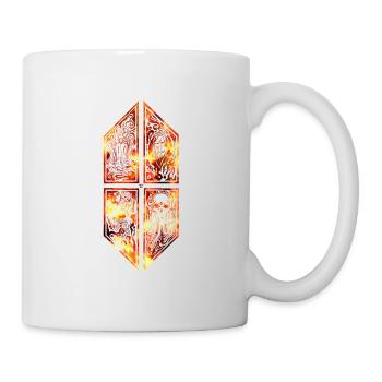 Feu d'ornement Cthulhu - Mug blanc - blanc - Droite