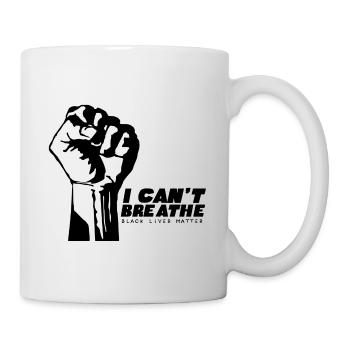 I cant breathe - Black lives Matter - Mug - white - Right