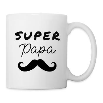 Super Papa - Mug blanc - blanc - Droite