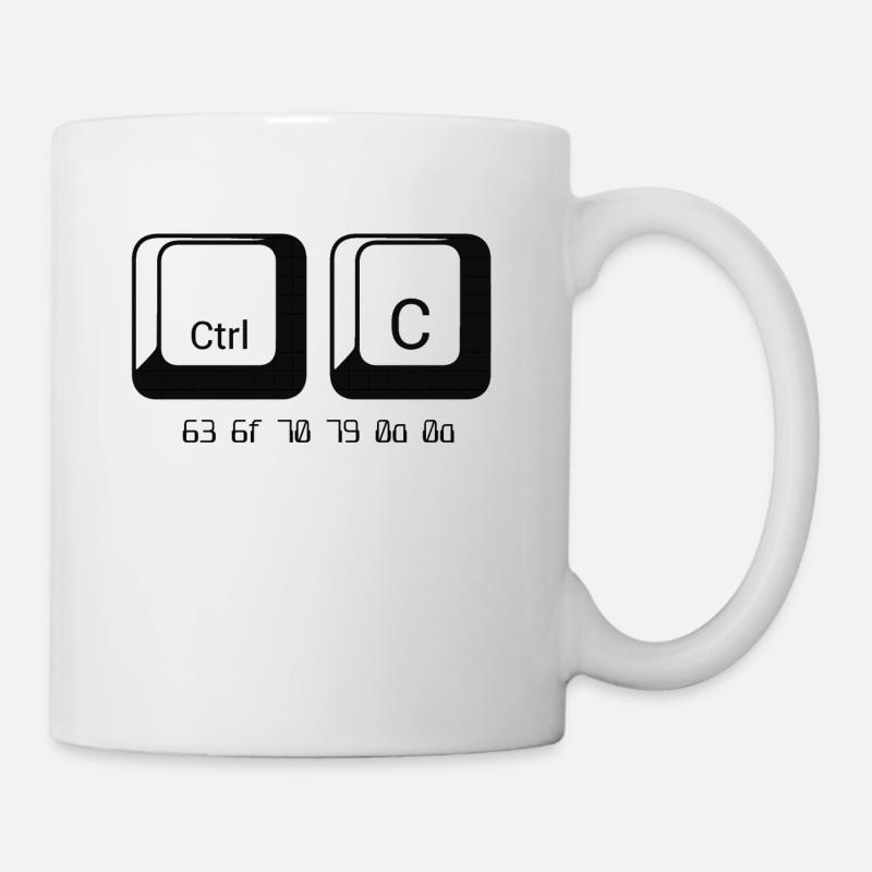 Copy hexa - Tasse - Weiß