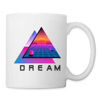Dream of vacation set in 80s design - Mug - white - Right