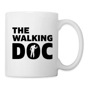 Walking Doctor Degree Phd gift - Mug - white - Right