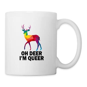 Oh cerf je suis gay Queer LGBT Pride Month Gay - Mug blanc - blanc - Droite