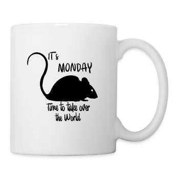 Souris - Mug blanc - blanc - Droite