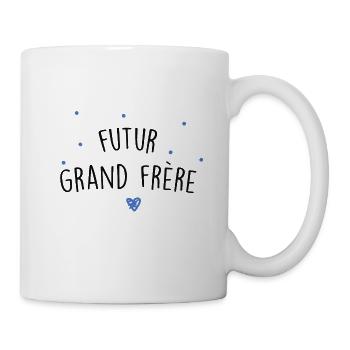 futur grand frère - Mug blanc - blanc - Droite