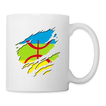 Amazigh flag (Amazigh inside) - Mug - white - Right
