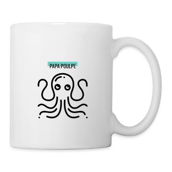 Dad octopus in black! - Mug - white - Right