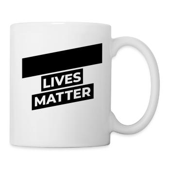 black lives matter - Tasse - Weiß - Rechts