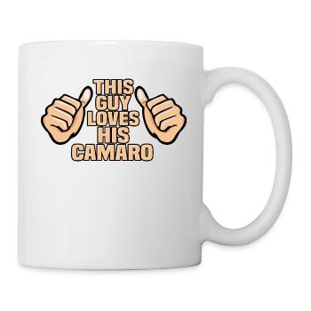 CE GARS AIME SON CAMARO - Mug blanc - blanc - Droite