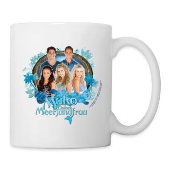 Mako Einfach Meerjungfrau Gruppe - Tasse - Weiß - Rechts