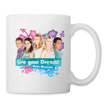 Mako Einfach Meerjungfrau Ensemble - Tasse - Weiß - Rechts