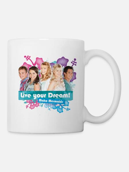 Mako Einfach Meerjungfrau Ensemble - Tasse - Weiß