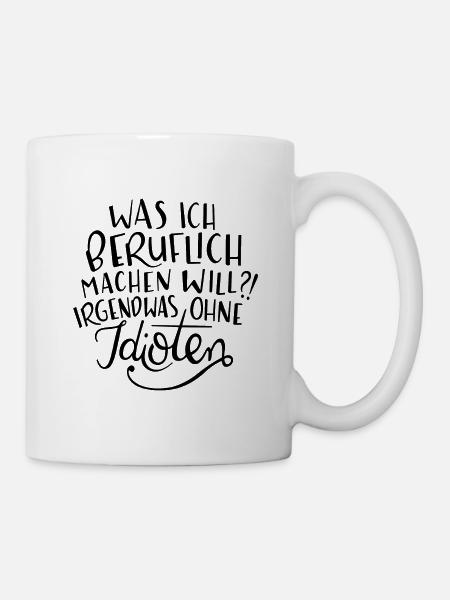 Berufliche Ziele - Tasse - Weiß