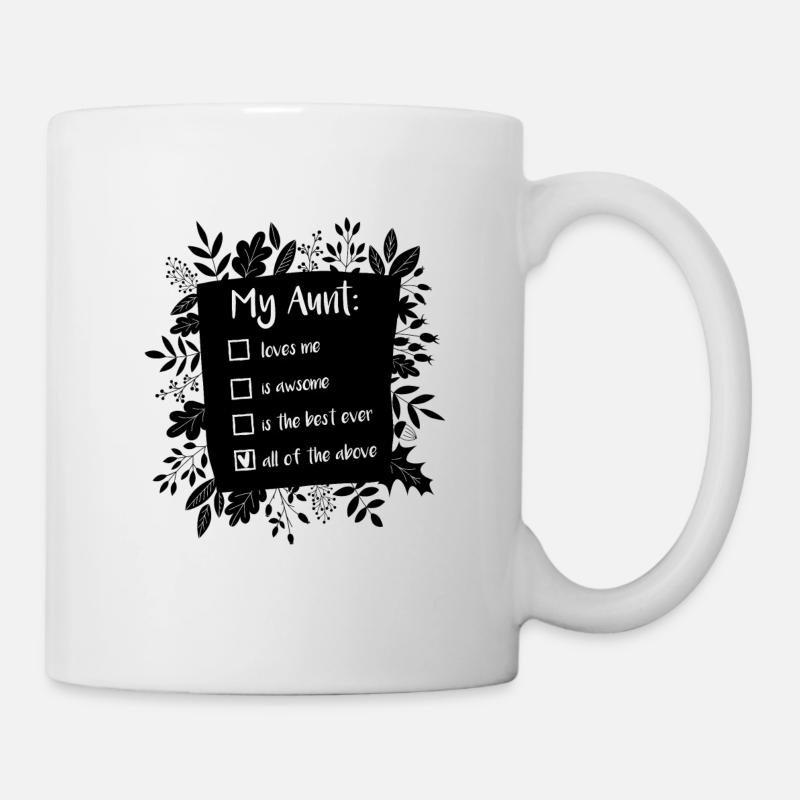 My Aunt - Mug blanc - blanc