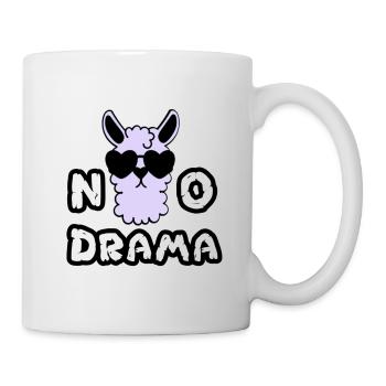Kein Drama - Tasse - Weiß - Rechts
