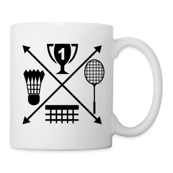 badminton - Mug - white - Right