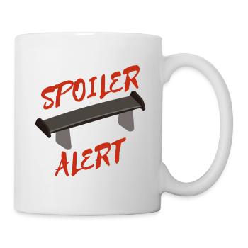 Spoiler alert tuner tuning car auto mecanicien - Mug blanc - blanc - Droite