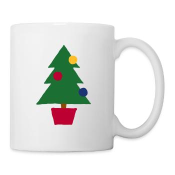 Christmas tree XMas Christmas tree Christmas - Mug - white - Right