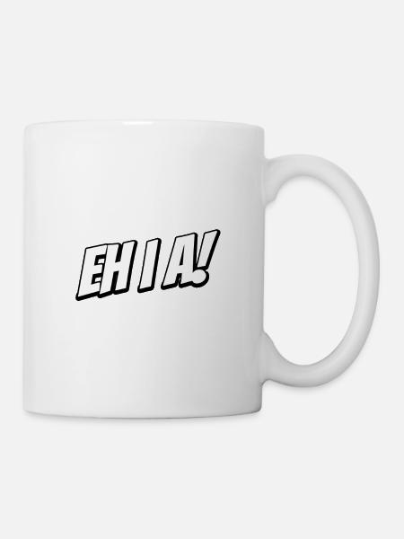 Eh i a! Ja ich auch Österreichisch Wieneierisch - Tasse - Weiß