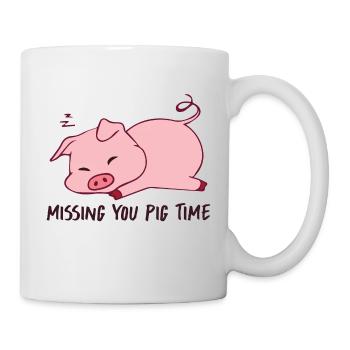 Miss you pig pig - Mug - white - Right