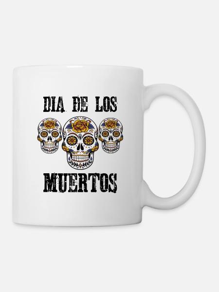 Dia de los muertos - Mug blanc - blanc