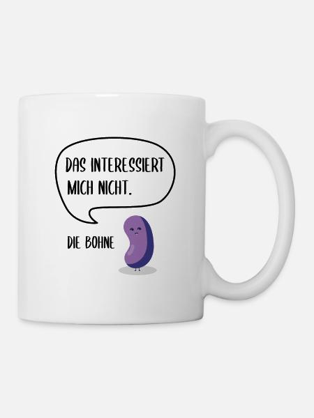 Das interessiert mich nicht. - Die Bohne - Tasse - Weiß
