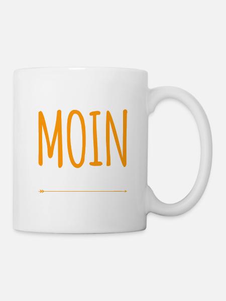 moin - Tasse - Weiß