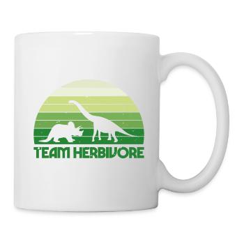 Team herbivore Vegan Geschenk Plant - Tasse - Weiß - Rechts
