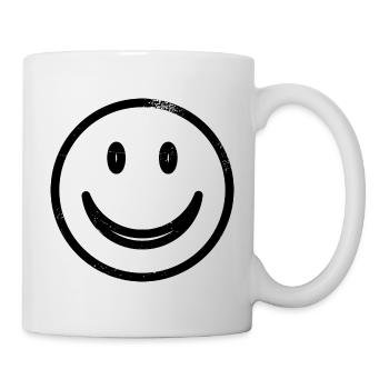 Emoji sourire - Mug blanc - blanc - Droite