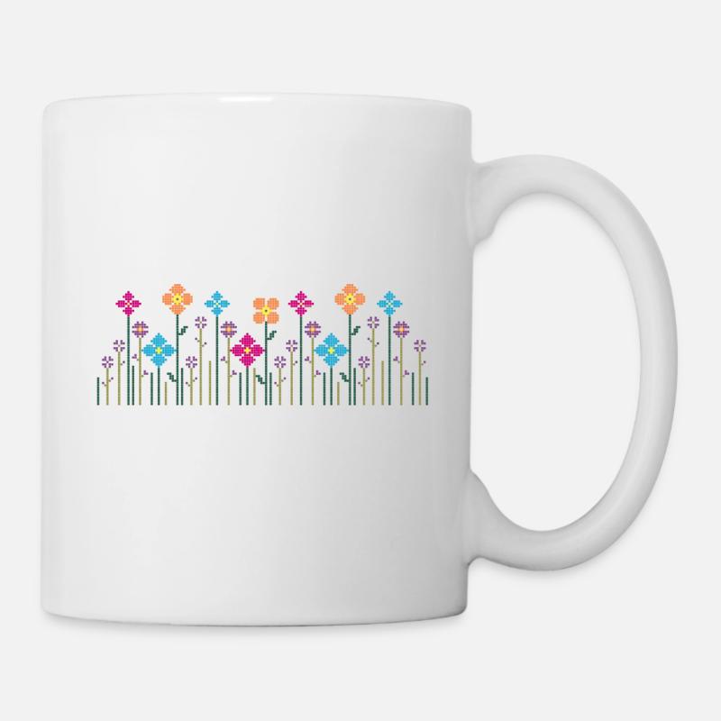 Flower Meadow - Mug - white