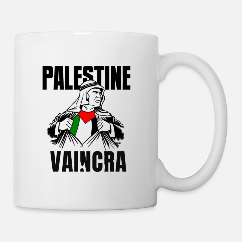 Palestine Vainra - Geschenkidee - Tasse - Weiß
