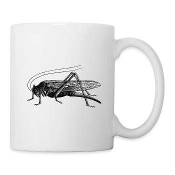 Heuschrecke - Tasse - Weiß - Rechts