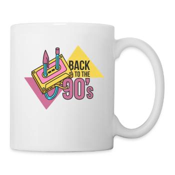 BACK TO THE 90´s Design Retro 90s - Mug - white - Right