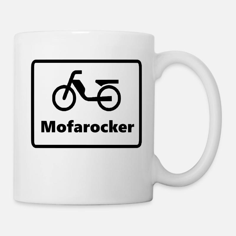 Mofarocker - Tasse - Weiß