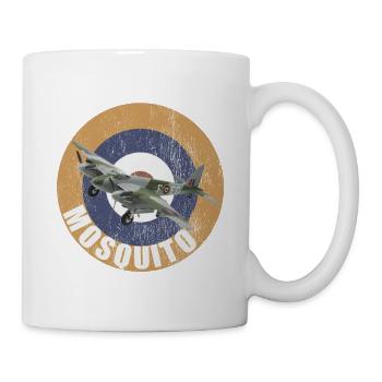 Famous WW2 Plane DH-98 Mosquito Fighter Bomber - Mug - white - Right