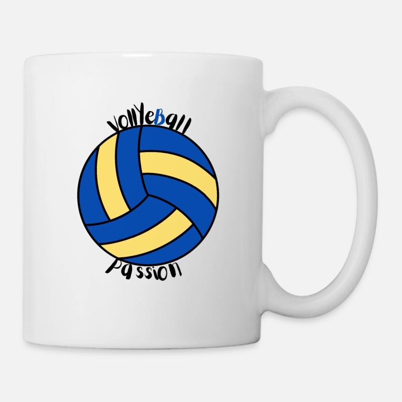 Volleyball Leidenschaft Volleyball - Mug - white