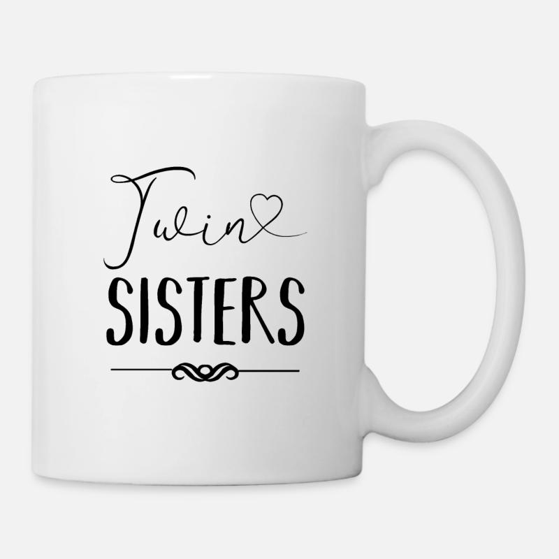 Twin Sisters - soeurs jumelles - Mug blanc - blanc