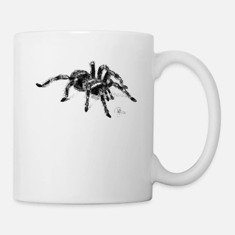 Tarantel - Tasse - Weiß