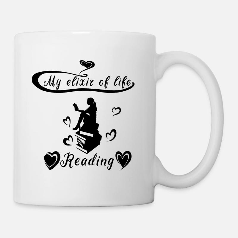 Lire - Mug blanc - blanc
