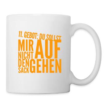 du sollst mich nicht nerven - Tasse - Weiß - Rechts