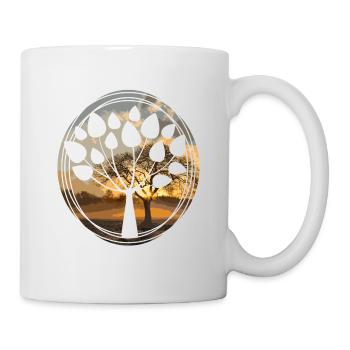 Baum - Tasse - Weiß - Rechts