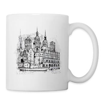 Stralsund illustration - Mug - white - Right