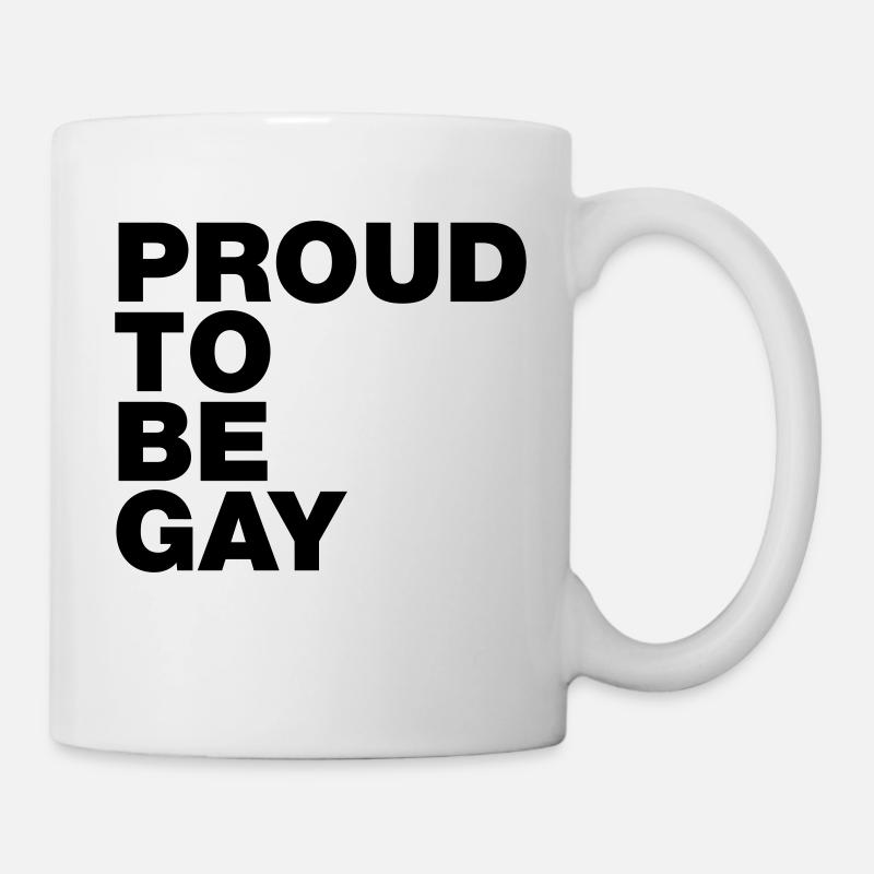 proud to be gay - Mug - white